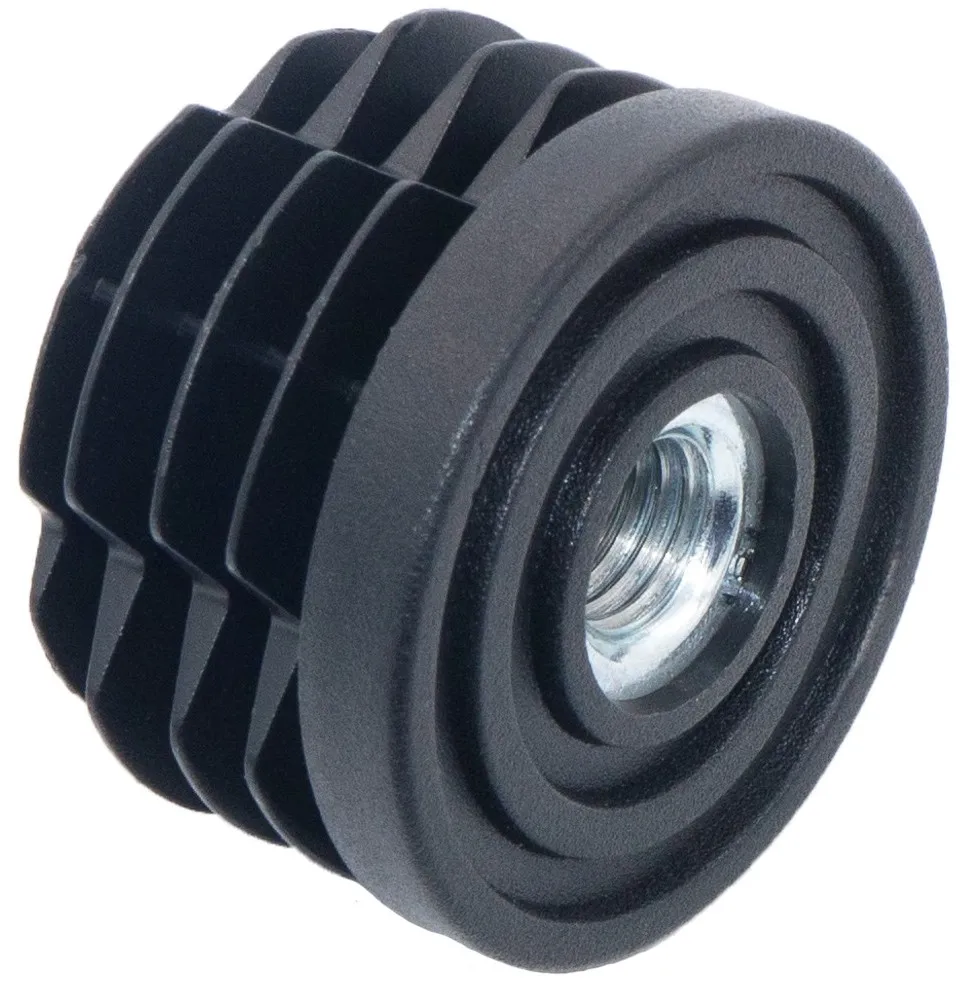 Заглушка с резьбой d 40мм,ЗР 40М10,черная