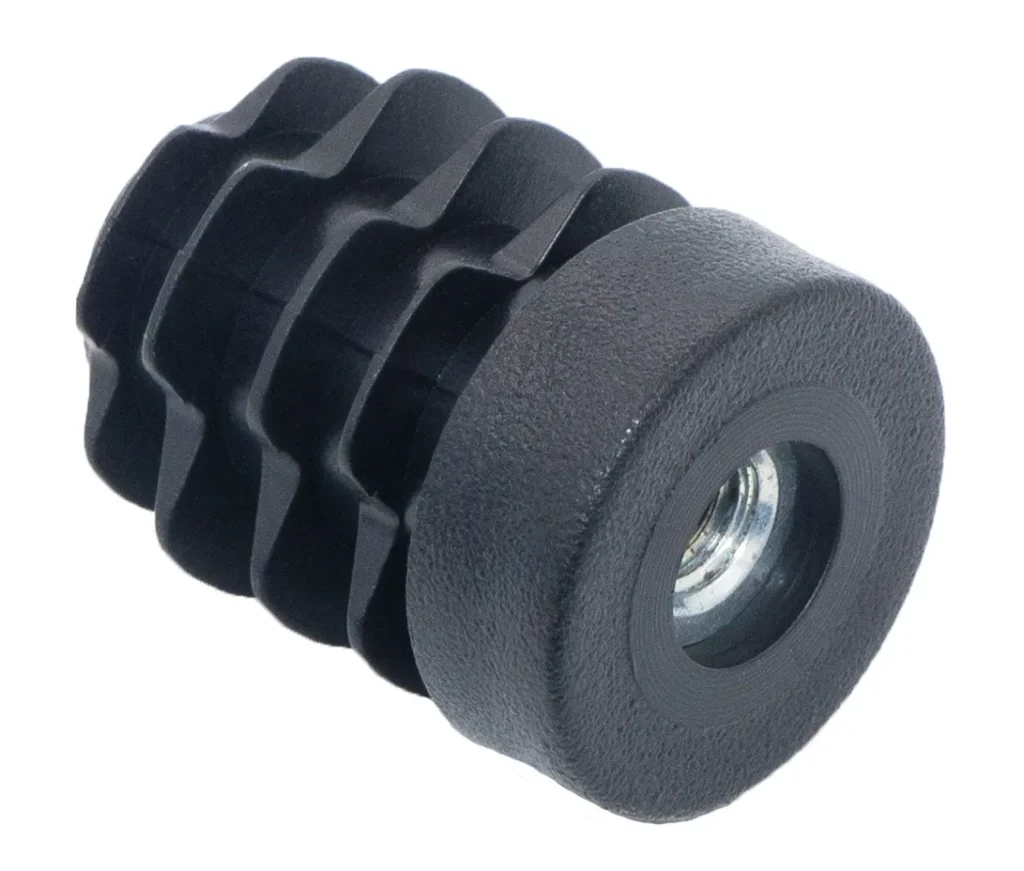 Заглушка с резьбой d 22мм,ЗР 22М6,черная