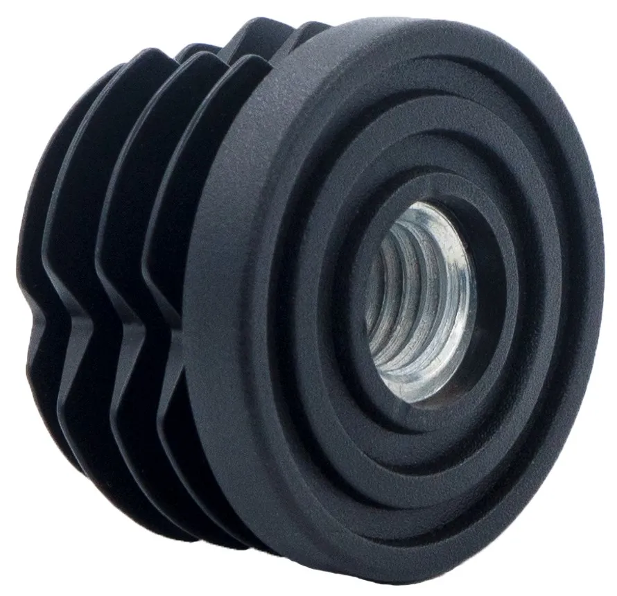 Заглушка с резьбой ЗР 40М12, черная