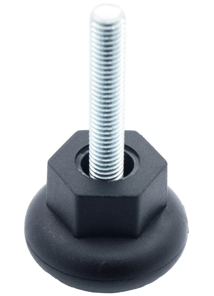 Опора резьбовая ОР38-8х50 под ключ,черная