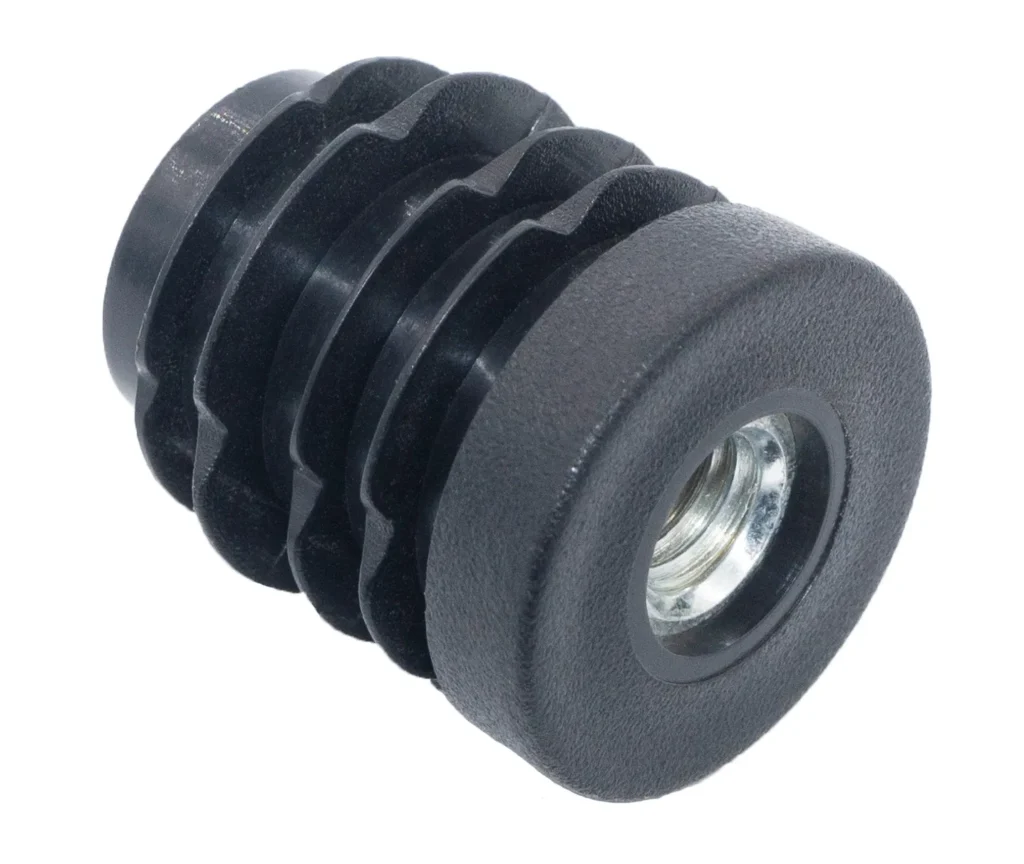 Заглушка круглая с резьбой d 25мм,ЗР 25М10, черная