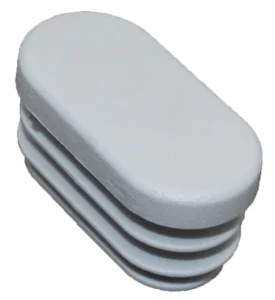 Заглушка для труб овального сечения 15х30, светло-голубая RAL 5012