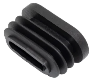 Заглушка для труб овального сечения 15х30, светло-голубая RAL 5012