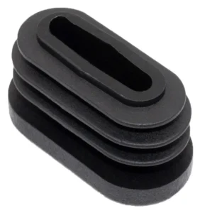 Заглушка для труб овального сечения 15х30, светло-голубая RAL 5012