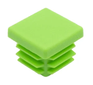 Заглушка квадратная для труб 25х25 мм, черная