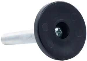 Опора резьбовая ОР37-10х60 поворотно-шарнирная, черная