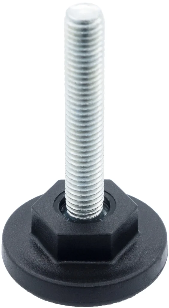 Опора резьбовая ОРУ43-10х60 усиленная под ключ, черная