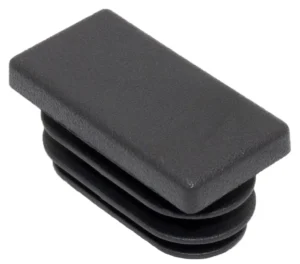 Заглушка пластиковая прямоугольная для труб 15х30, красная