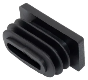 Заглушка пластиковая прямоугольная для труб 15х30, красная