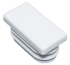 Заглушка пластиковая прямоугольная для труб 15х30, красная