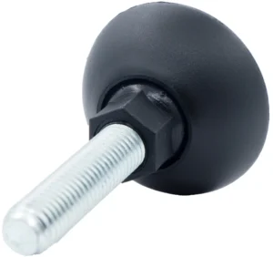 Опора резьбовая ОРШ49-12х45 шарнирная, серая