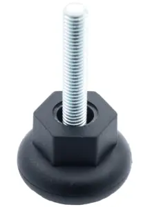 Опора резьбовая ОР38-8х55 под ключ,черная