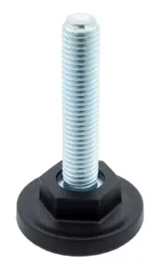 Опора резьбовая ОРУ43-12х70 усиленная под ключ, черная