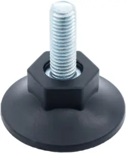 Опора резьбовая ОР48-10х30 коническая под ключ, черная