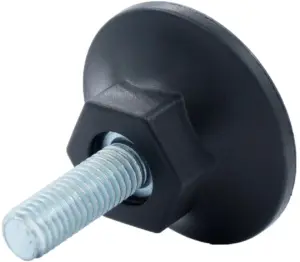 Опора резьбовая ОР48-10х30 коническая под ключ, черная