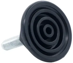 Опора резьбовая ОР48-10х30 коническая под ключ, черная