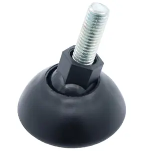 Опора резьбовая ОРШ49-10х15 шарнирная,черная