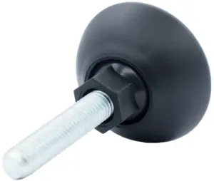 Опора резьбовая ОРШ49-10х60 шарнирная, черная