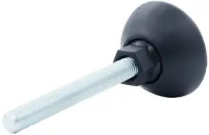 Опора резьбовая ОРШ49-10х95 шарнирная,черная