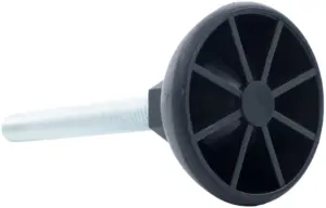 Опора резьбовая ОРШ49-10х100 шарнирная, черная