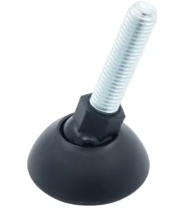 Опора резьбовая ОРШ49-12х35 шарнирная, черная