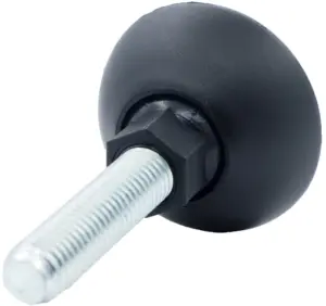 Опора резьбовая ОРШ49-12х20 шарнирная, черная