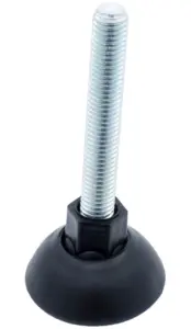 Опора резьбовая ОРШ49-12х90 шарнирная, черная