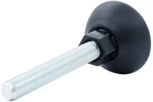 Опора резьбовая ОРШ49-12х90 шарнирная, черная