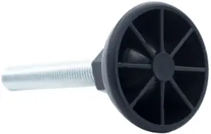 Опора резьбовая ОРШ49-12х80 шарнирная, черная