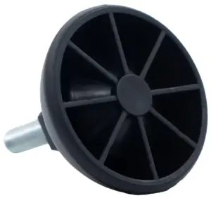 Опора резьбовая ОРШ49-8х20 шарнирная,черная