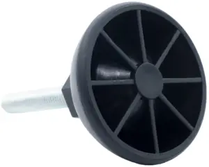 Опора резьбовая ОРШ49-8х65 шарнирная, черная