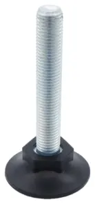 Опора резьбовая ОР58-16х110 с круглым основанием,черная