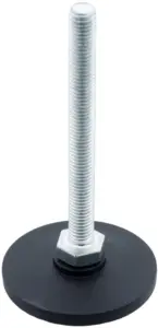 Опора резьбовая ОР60-10х100 поворотно-шарнирная, черная