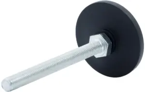 Опора резьбовая ОР60-10х100 поворотно-шарнирная, черная