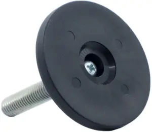 Опора резьбовая ОР60-10х55 поворотно-шарнирная, черная