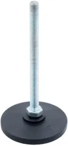 Опора резьбовая ОР60-8х100 поворотно-шарнирная, черная