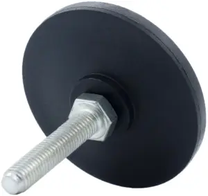 Опора резьбовая ОР60-8х40 поворотно-шарнирная, черная