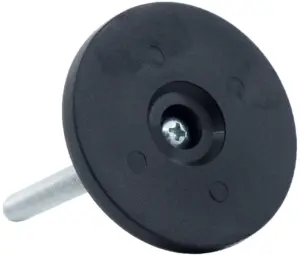 Опора резьбовая ОР60-8х90 поворотно-шарнирная, черная