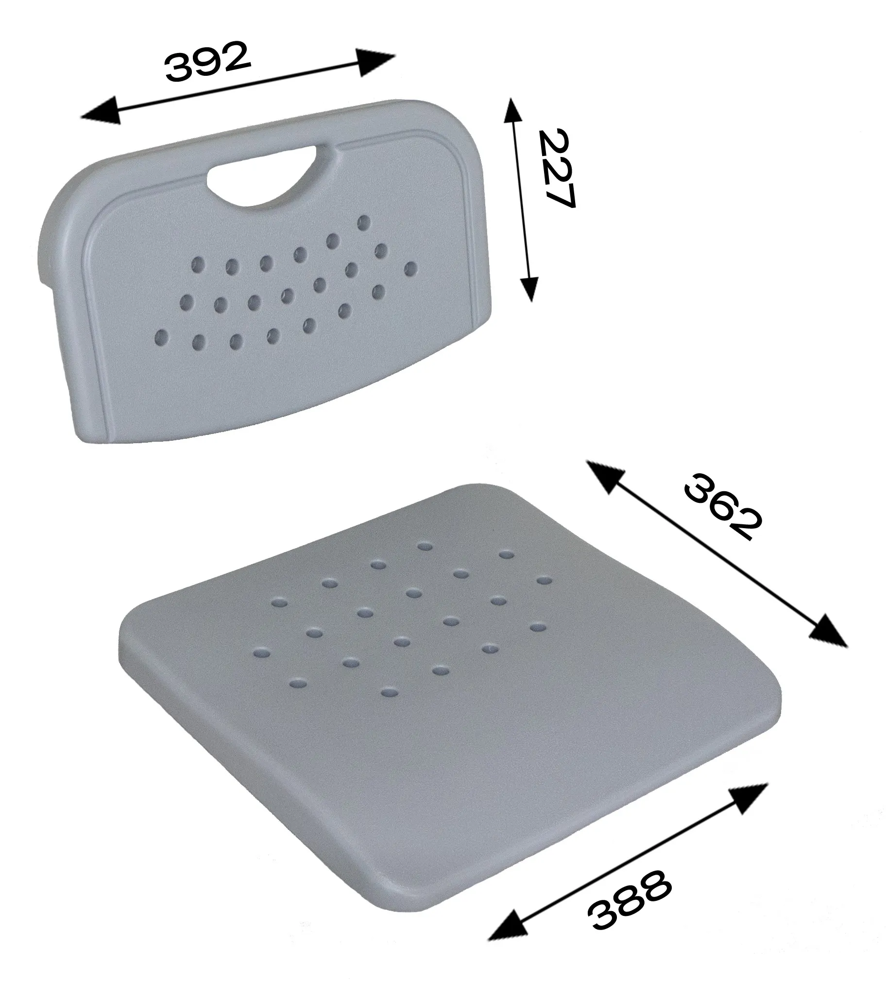 Комплект Square спинка, сиденье, цвет бордово-фиолетовы RAL 4004
