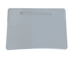 Столешница парты одноместная, эргономичная, пенал, глуб. 500 шир. 700,цвет салат